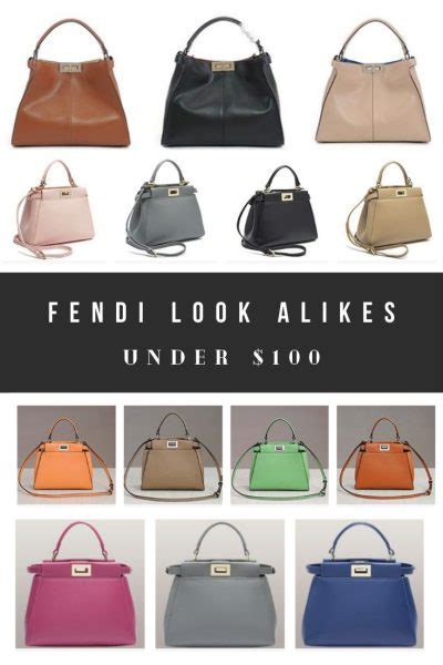 fendi looks|fendi look alikes handbags.